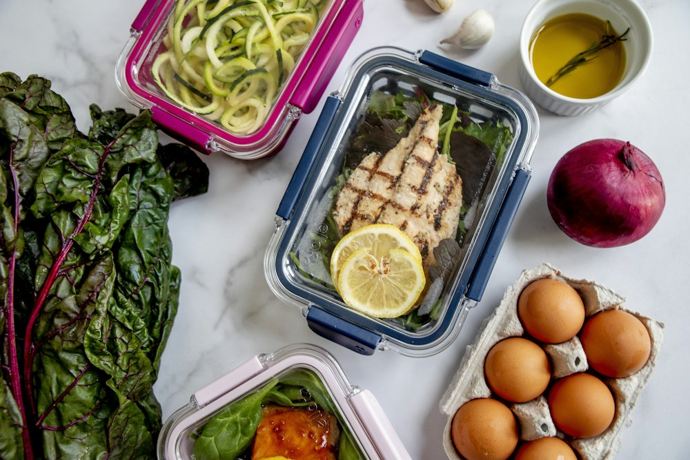 A packed meal kit